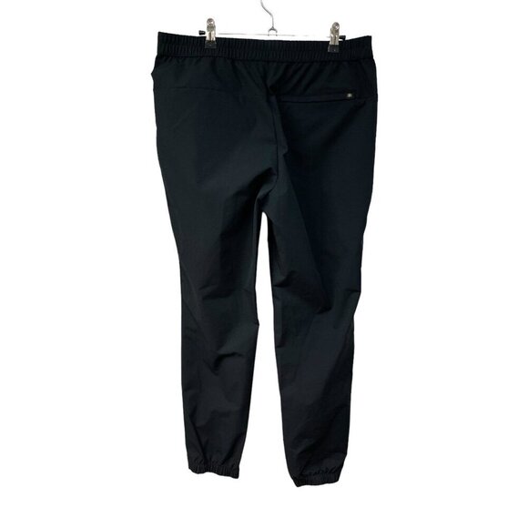 Banana Republic Mens Tech Jogger Black Polyester Chino Pants Size 34x30 - Picture 6 of 9